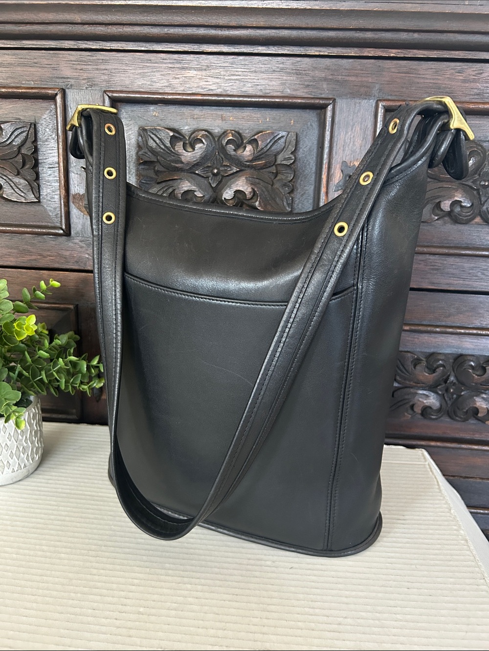 Vintage Coach Slim  Duffle Sac 9060